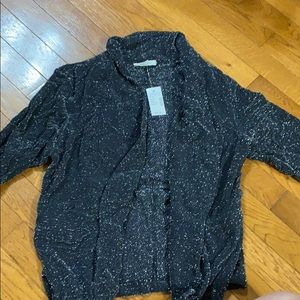 Black shimmery cardigan